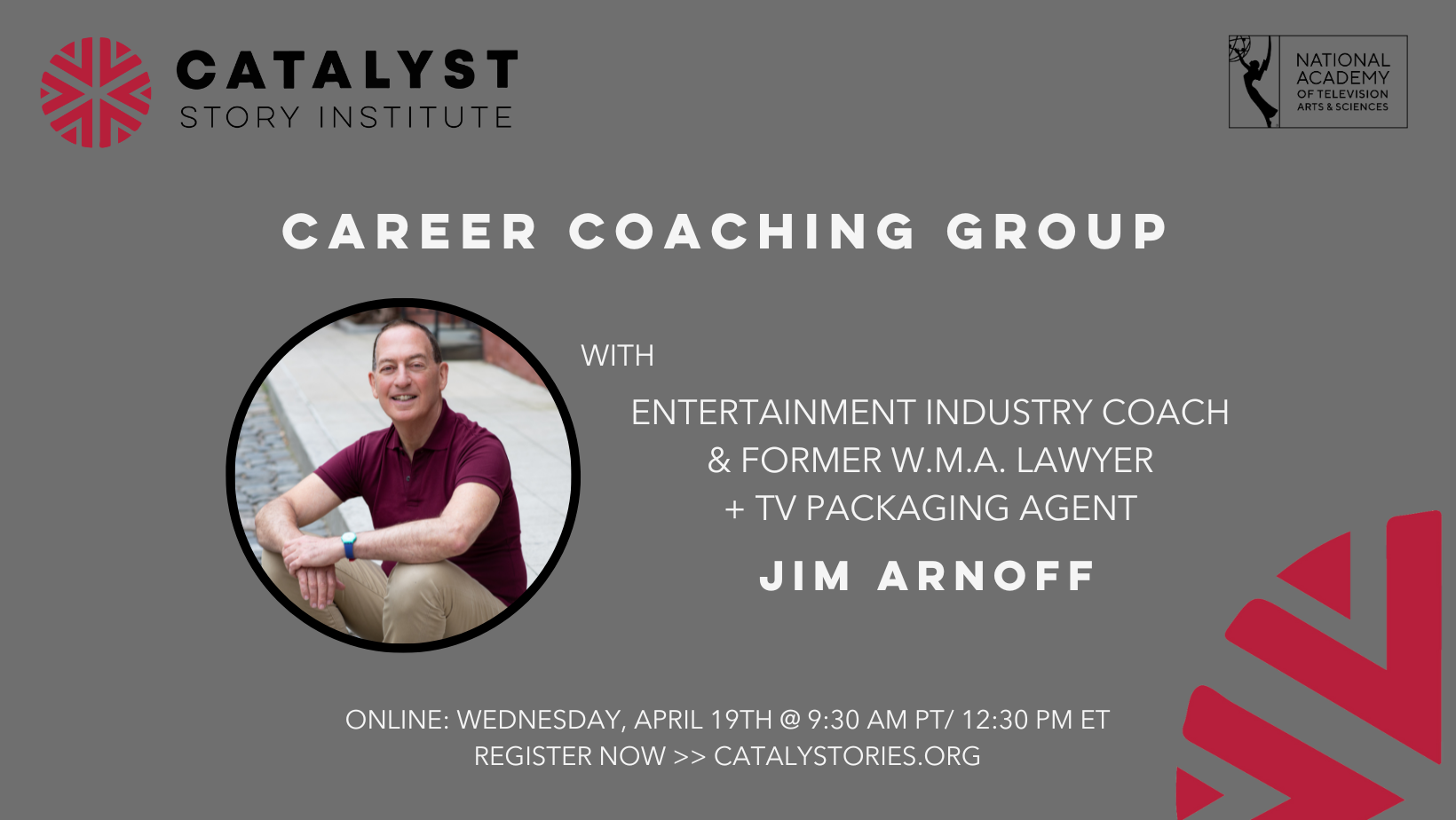Institute: Career Coaching Group | Catalyst Story Institute | Get Tickets |  elevent